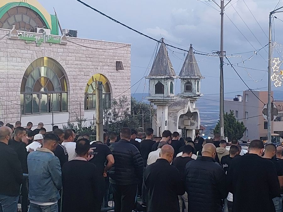 عين ماهل: تشييع جثمان الشاب مهند شلبي